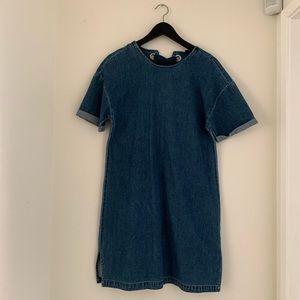 Denim Shift Mini Dress